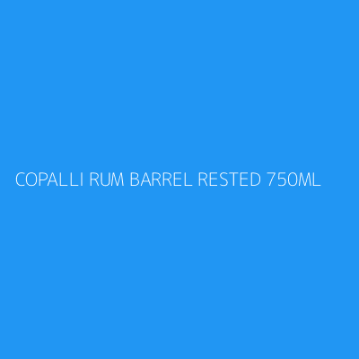 Product COPALLI RUM BARREL RESTED 750ML