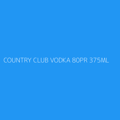 Product COUNTRY CLUB VODKA 80PR 375ML