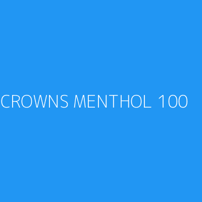 Product CROWNS MENTHOL 100