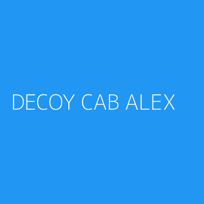 Product DECOY CAB ALEX 