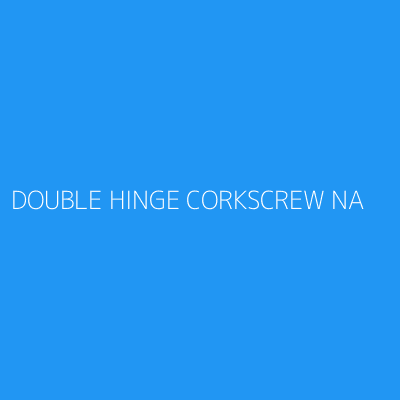 Product DOUBLE HINGE CORKSCREW NA