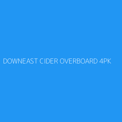 Product DOWNEAST CIDER OVERBOARD 4PK