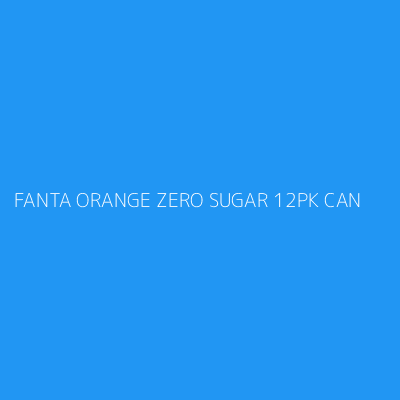 Product FANTA ORANGE ZERO SUGAR 12PK CAN