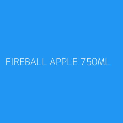 Product FIREBALL APPLE 750ML