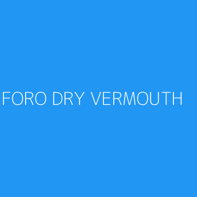 Product FORO DRY VERMOUTH