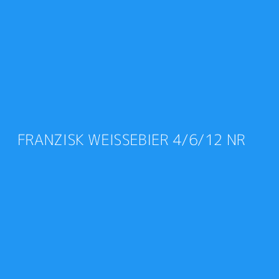 Product FRANZISK WEISSEBIER 4/6/12 NR