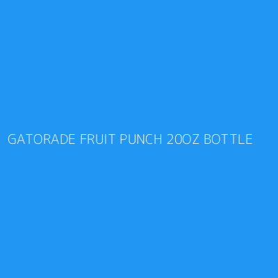 Product GATORADE FRUIT PUNCH 20OZ BOTTLE