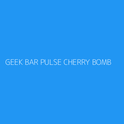 Product GEEK BAR PULSE CHERRY BOMB