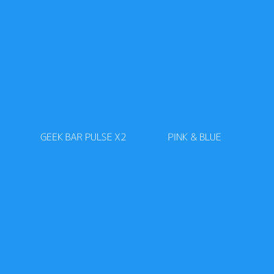 Product GEEK BAR PULSE X2                 PINK & BLUE