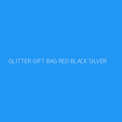 Product GLITTER GIFT BAG RED BLACK SILVER