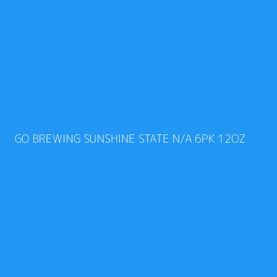 Product GO BREWING SUNSHINE STATE N/A 6PK 12OZ