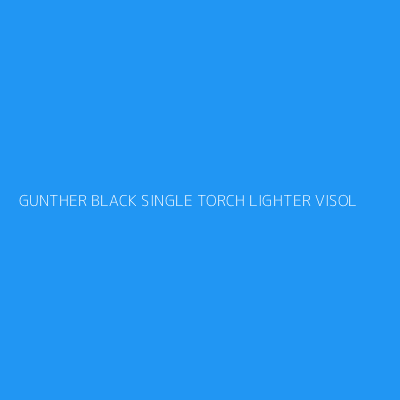 Product GUNTHER BLACK SINGLE TORCH LIGHTER VISOL
