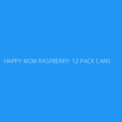 Product HAPPY MOM RASPBERRY 12 PACK CANS