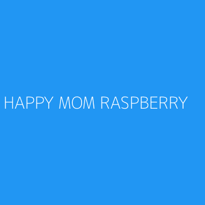 Product HAPPY MOM RASPBERRY