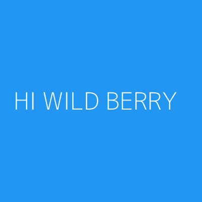 Product HI WILD BERRY