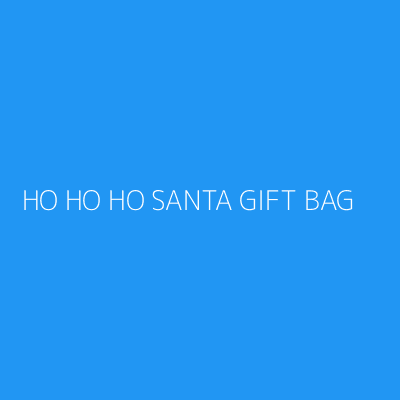 Product HO HO HO SANTA GIFT BAG