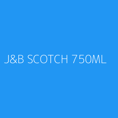 Product J&B SCOTCH 750ML