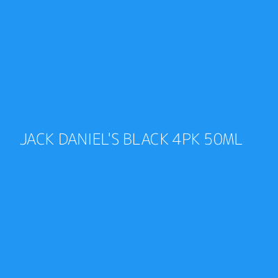 Product JACK DANIEL'S BLACK 4PK 50ML