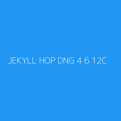 Product JEKYLL HOP DNG 4 6 12C