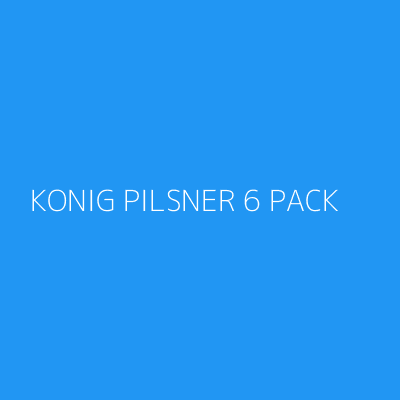 Product KONIG PILSNER 6 PACK 