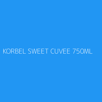 Product KORBEL SWEET CUVEE 750ML