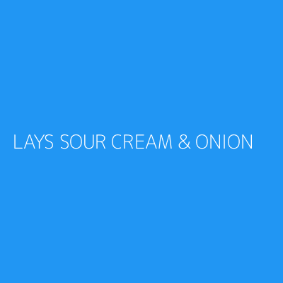 Product LAYS SOUR CREAM & ONION