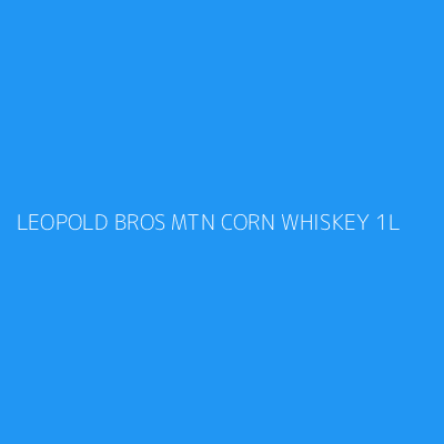 Product LEOPOLD BROS MTN CORN WHISKEY 1L