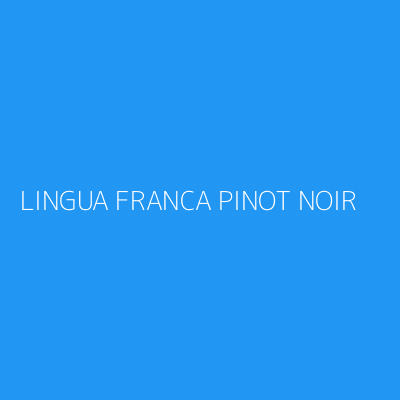 Product LINGUA FRANCA PINOT NOIR