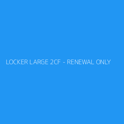 Product LOCKER LARGE 2CF - RENEWAL ONLY