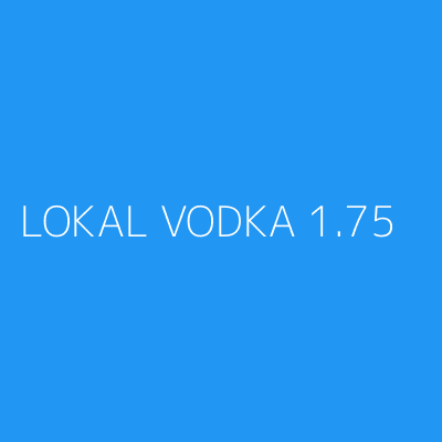 Product LOKAL VODKA 1.75