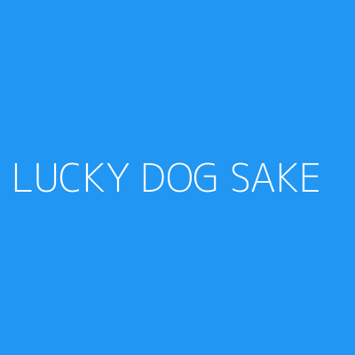 Product LUCKY DOG SAKE