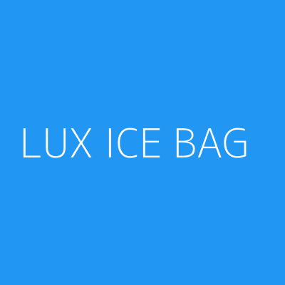 Product LUX ICE BAG