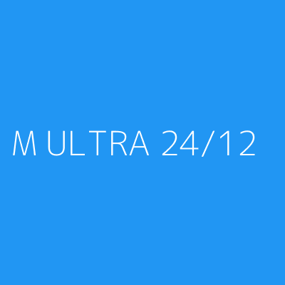 Product M ULTRA 24/12