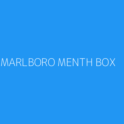 Product MARLBORO MENTH BOX