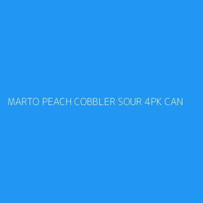 Product MARTO PEACH COBBLER SOUR 4PK CAN