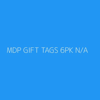 Product MDP GIFT TAGS 6PK N/A