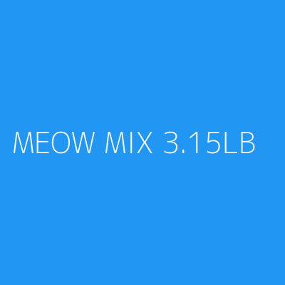 Product MEOW MIX 3.15LB