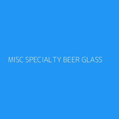 Product MISC SPECIALTY BEER GLASS 