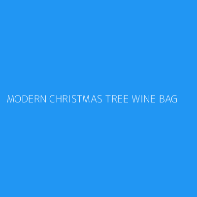 Product MODERN CHRISTMAS TREE WINE BAG