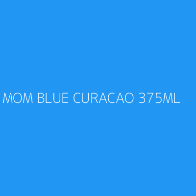 Product MOM BLUE CURACAO 375ML