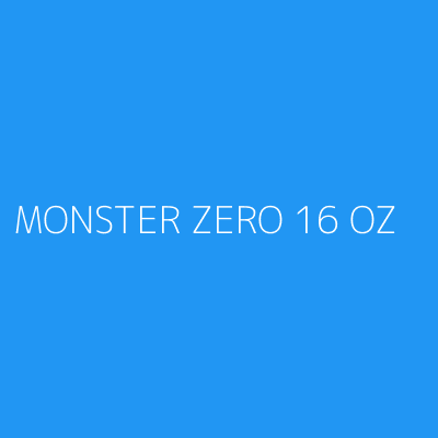 Product MONSTER ZERO 16 OZ