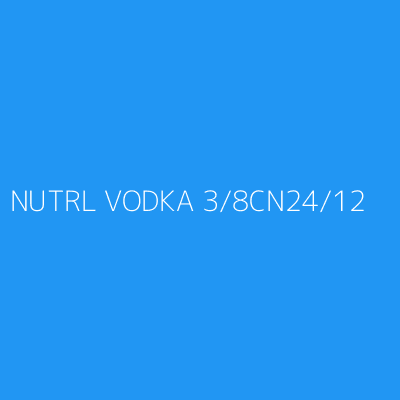 Product NUTRL VODKA 3/8CN24/12