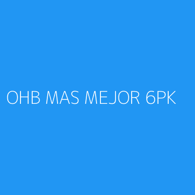 Product OHB MAS MEJOR 6PK