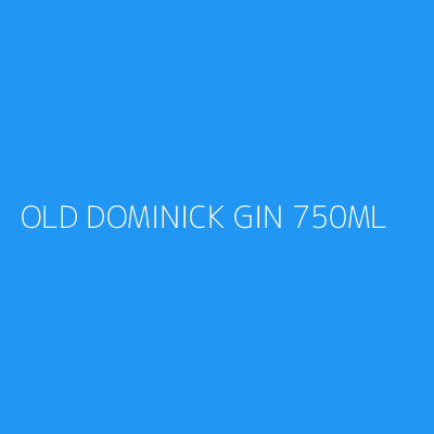 Product OLD DOMINICK GIN 750ML