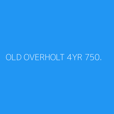 Product OLD OVERHOLT 4YR 750.