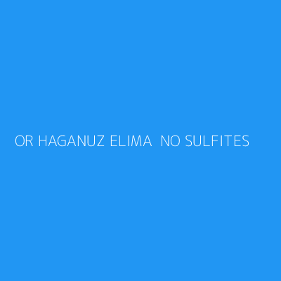 Product OR HAGANUZ ELIMA  NO SULFITES