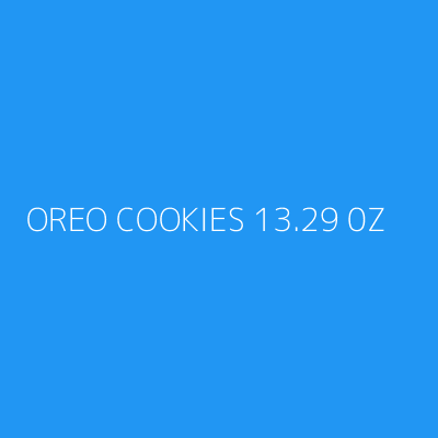 Product OREO COOKIES 13.29 0Z