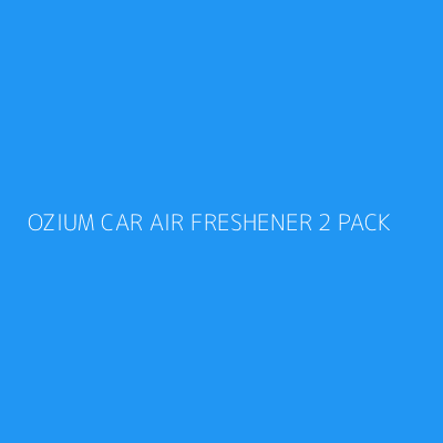 Product OZIUM CAR AIR FRESHENER 2 PACK