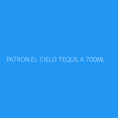 Product PATRON EL CIELO TEQUILA 700ML