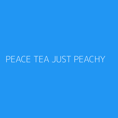 Product PEACE TEA JUST PEACHY